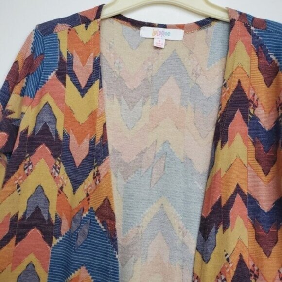 Long Knit Cardigan Duster Country Western Boho Tribal Long Sleeve - Picture 8 of 11